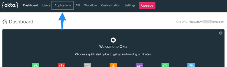 Okta Admin Dashboard